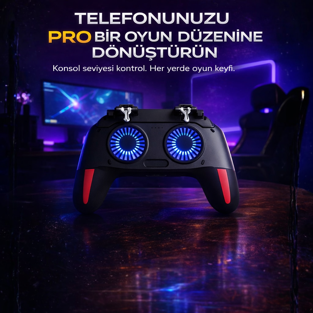Hassas Tetikleme ve Soğutma Özellikli Mobil Oyun Kumandası
